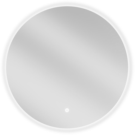 Mexen Erg kúpeľňové zrkadlo s podsvietením, okrúhle 60 cm, LED 6000K, proti zahmlievaniu - 9823-060-060-611-00