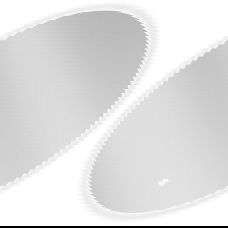 Mexen Erg osvetlené kúpeľňové zrkadlo, okrúhle 60 cm, LED 6000K, antifog - 9823-060-060-611-00