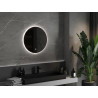 Mexen Erg kúpeľňové zrkadlo s podsvietením, okrúhle 60 cm, LED 6000K, proti zahmlievaniu - 9823-060-060-611-00
