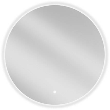 Mexen Erg kúpeľňové zrkadlo s osvetlením, okrúhle 70 cm, LED 6000K, proti zahmlievaniu - 9823-070-070-611-00