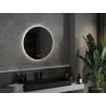 Mexen Erg osvetlené okrúhle zrkadlo do kúpeľne, 70 cm, LED 6000K, antifog - 9823-070-070-611-00