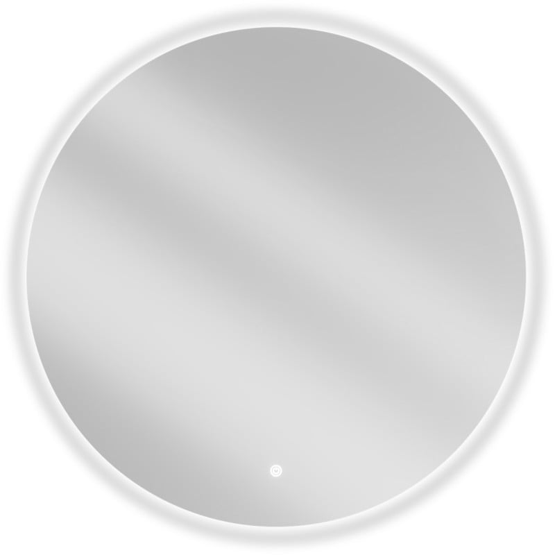 Mexen Erg zrkadlo kúpeľňové podsvietené, okrúhle 80 cm, LED 6000K, proti hmle - 9823-080-080-611-00