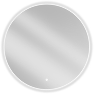 Mexen Erg osvetlené kúpeľňové zrkadlo, okrúhle 80 cm, LED 6000K, proti zahmlievaniu - 9823-080-080-611-00