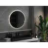 Mexen Erg zrkadlo kúpeľňové podsvietené, okrúhle 80 cm, LED 6000K, proti hmle - 9823-080-080-611-00