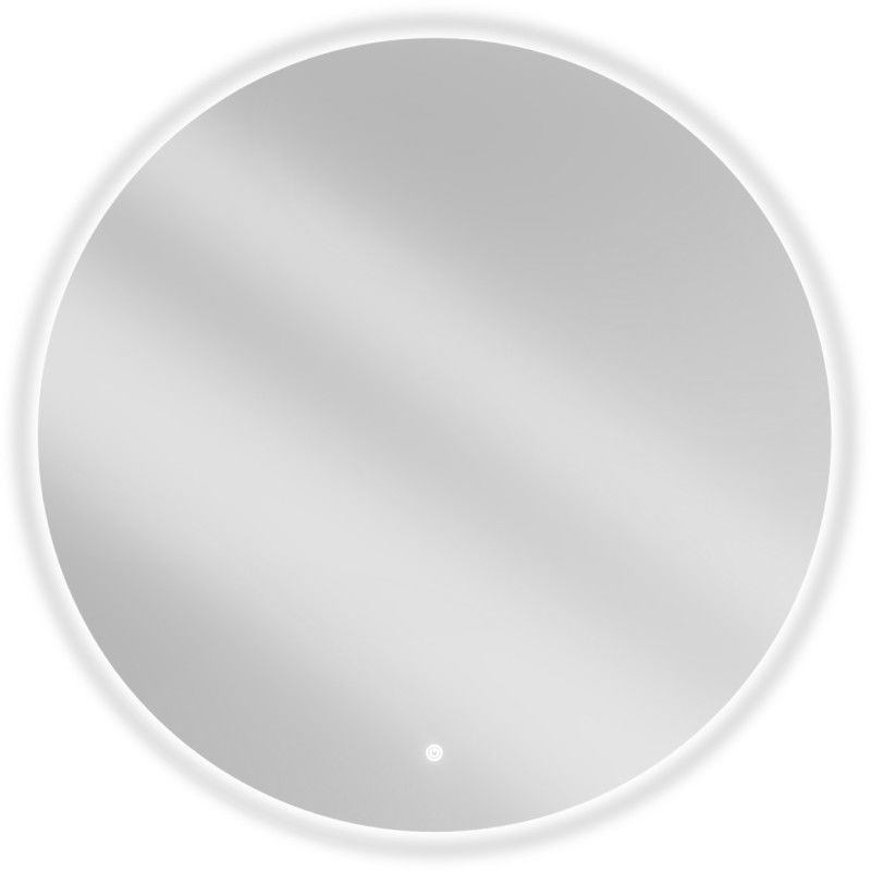 Mexen Erg podsvietené kúpeľňové zrkadlo, okrúhle 90 cm, LED 6000K, antikondenzát - 9823-090-090-611-00