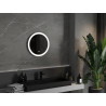 Mexen Oro osvetlené kúpeľňové zrkadlo, okrúhle 50 cm, LED 6000K, proti zahmlievaniu - 9824-050-050-611-00