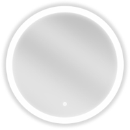 Mexen Oro kúpeľňové podsvietené zrkadlo, okrúhle 60 cm, LED 6000K, anti-mraky - 9824-060-060-611-00