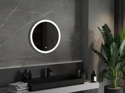 Mexen Oro podsvietené kúpeľňové zrkadlo, okrúhle 60 cm, LED 6000K, protizahmlievacie - 9824-060-060-611-00