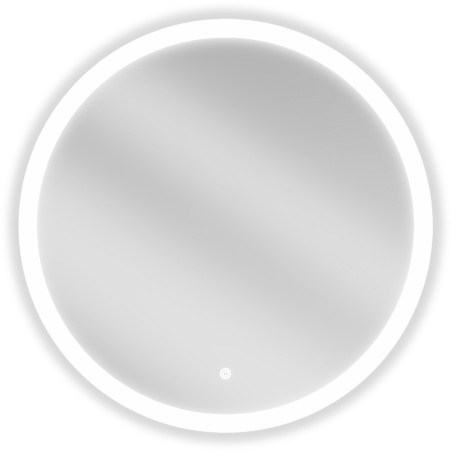 Mexen Oro kúpeľňové zrkadlo s podsvietením, okrúhle 70 cm, LED 6000K, proti zahmlievaniu - 9824-070-070-611-00