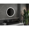 Mexen Oro osvetlené kúpeľňové zrkadlo, okrúhle 70 cm, LED 6000K, proti hmlu - 9824-070-070-611-00