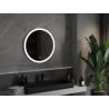 Mexen Oro zrkadlo do kúpeľne s podsvietením, okrúhle 70 cm, LED 6000K, proti zahmlievaniu - 9824-070-070-611-00