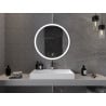 Mexen Oro podsvietené okrúhle zrkadlo do kúpeľne, 80 cm, LED 6000K, antifog - 9824-080-080-611-00