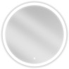 Mexen Oro osvetlené okrúhle kúpeľňové zrkadlo, priemer 80 cm, LED 6000K, proti zahmlievaniu - 9824-080-080-611-00