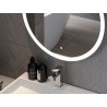 Mexen Oro kúpeľňové zrkadlo s podsvietením, okrúhle 70 cm, LED 6000K, proti zahmlievaniu - 9824-070-070-611-00
