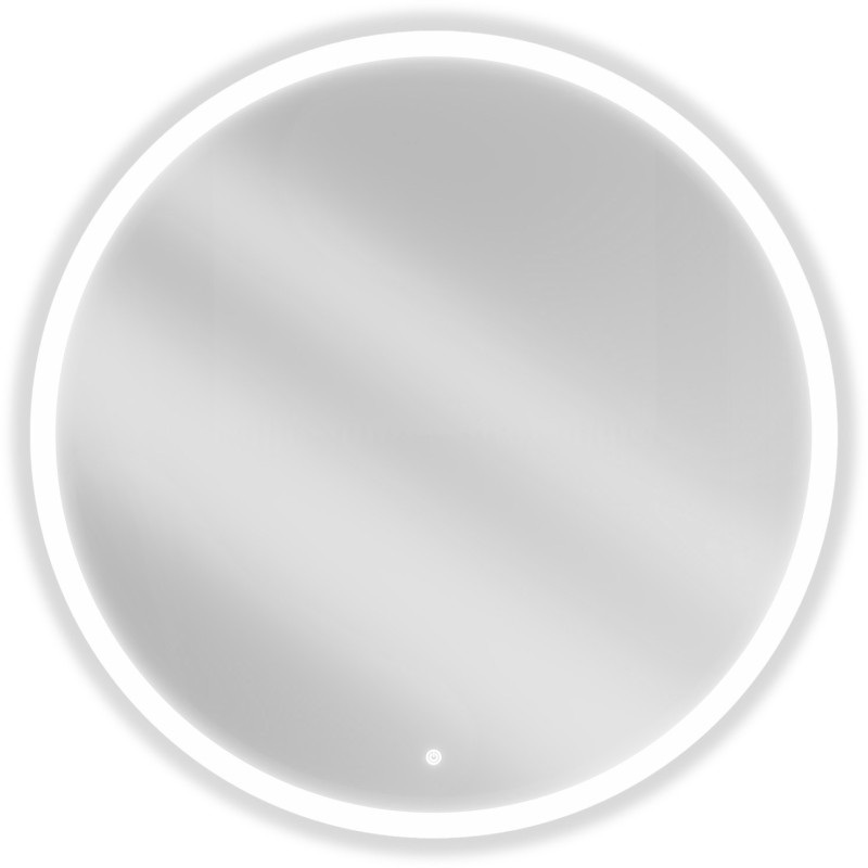 Mexen Oro LED osvetlené kúpeľňové zrkadlo, okrúhle 100 cm, LED 6000K, proti zamlženiu - 9824-100-100-611-00