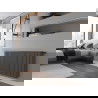 Mexen C33 radiátor s plechovým panelom 600 x 1800 mm, bočné pripojenie, 4202 W, antracit - W433-060-180-66