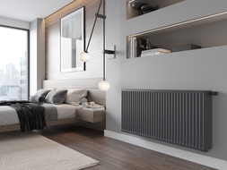 Mexen C33 radiátor doskový 600 x 2400 mm, bočné pripojenie, 5603 W, antracit - W433-060-240-66