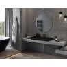 Mexen Loft okrúhle kúpeľňové zrkadlo 90 cm, zlatý rám - 9850-090-090-000-50