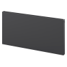 Mexen Flat CF11 radiátor panelový 600 x 600 mm, bočné pripojenie, 470 W, antracit - W411F-060-060-66