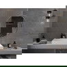 Mexen Loft zrkadlo kúpeľňové okrúhle 80 cm, rám biely - 9850-080-080-000-20
