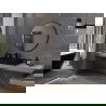 Mexen Loft okrúhle kúpeľňové zrkadlo 90 cm, čierny rám - 9850-090-090-000-70