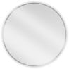 Mexen Loft okrúhle kúpeľňové zrkadlo 70 cm, rám inox - 9850-070-070-000-10