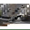 Mexen Loft okrúhle zrkadlo do kúpeľne 75 cm, zlatý rám - 9850-075-075-000-50