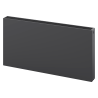Mexen Flat CF22 radiátor panelový 600 x 400 mm, bočné pripojenie, 633 W, antracit - W422F-060-040-66