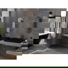Mexen Loft oválne kúpeľňové zrkadlo 75 x 40 cm, zlatý rám - 9851-075-040-000-50