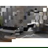 Mexen Loft oválne kúpeľňové zrkadlo 90 x 45 cm, zlatý rám - 9851-090-045-000-50