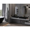 Mexen Loft oválne zrkadlo do kúpeľne 90 x 55 cm, zlatý rám - 9851-090-055-000-50