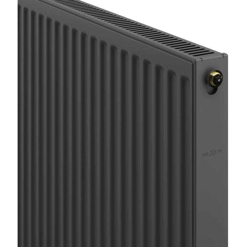 Mexen CV11 doskový radiátor 900 x 1400 mm, spodné pripojenie, 1783 W, antracit - W611-090-140-66