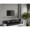 Mexen Loft kúpeľňové zrkadlo obdĺžnikové 60 x 40 cm, čierny rám - 9852-060-040-000-70