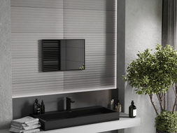 Mexen Loft kúpeľňové zrkadlo obdĺžnikové 60 x 40 cm, čierny rám - 9852-060-040-000-70