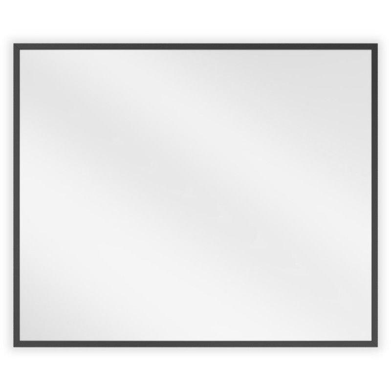 Mexen Loft obdĺžnikové kúpeľňové zrkadlo 60 x 50 cm, čierny rám - 9852-060-050-000-70
