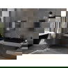 Mexen Loft obdĺžnikové kúpeľňové zrkadlo 70 x 50 cm, zlatý rám - 9852-070-050-000-50