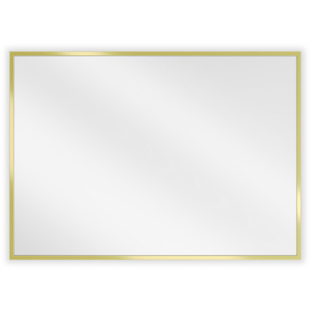 Mexen Loft kúpeľňové zrkadlo obdĺžnikové 70 x 50 cm, zlatý rám - 9852-070-050-000-50