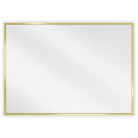 Mexen Loft obdélníkové zrkadlo do kúpeľne 70 x 50 cm, zlatý rám - 9852-070-050-000-50