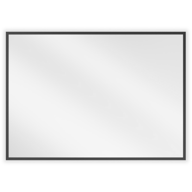 Mexen Loft obdĺžnikové kúpeľňové zrkadlo 70 x 50 cm, čierny rám - 9852-070-050-000-70