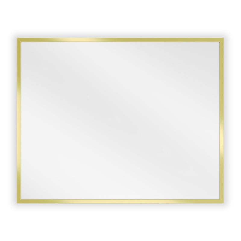Mexen Loft kúpeľňové zrkadlo obdĺžnikové 50 x 40 cm, zlatý rám - 9852-050-040-000-50
