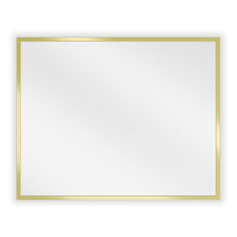 Mexen Loft obdĺžnikové kúpeľňové zrkadlo 50 x 40 cm, zlatý rám - 9852-050-040-000-50