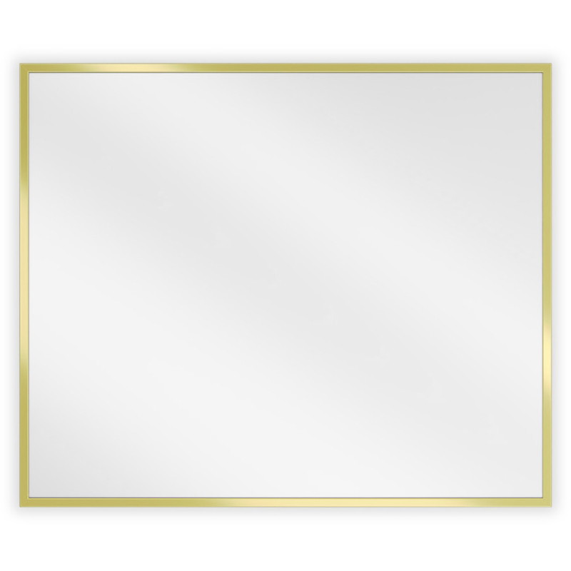 Mexen Loft kúpeľňové zrkadlo obdĺžnikové 60 x 50 cm, zlatý rám - 9852-060-050-000-50