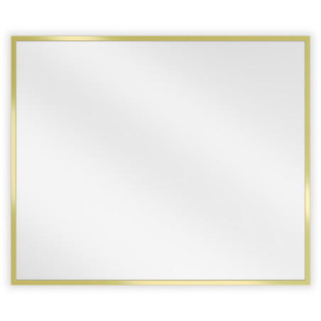 Mexen Loft kúpeľňové zrkadlo obdĺžnikové 60 x 50 cm, zlatý rám - 9852-060-050-000-50