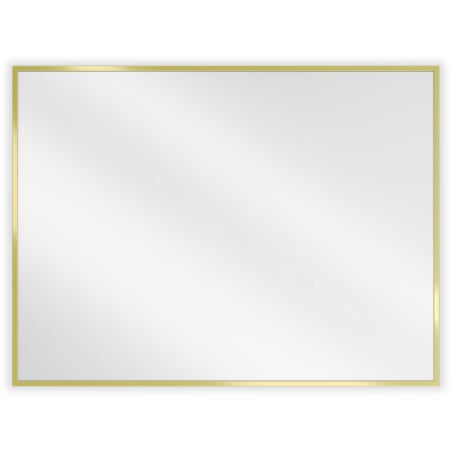 Mexen Loft obdĺžnikové kúpeľňové zrkadlo 80 x 60 cm, zlatý rám - 9852-080-060-000-50