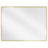 Mexen Loft kúpeľňové zrkadlo obdĺžnikové 80 x 60 cm, zlatý rám - 9852-080-060-000-50
