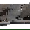 Mexen Loft obdĺžnikové kúpeľňové zrkadlo 80 x 60 cm, čierny rám - 9852-080-060-000-70