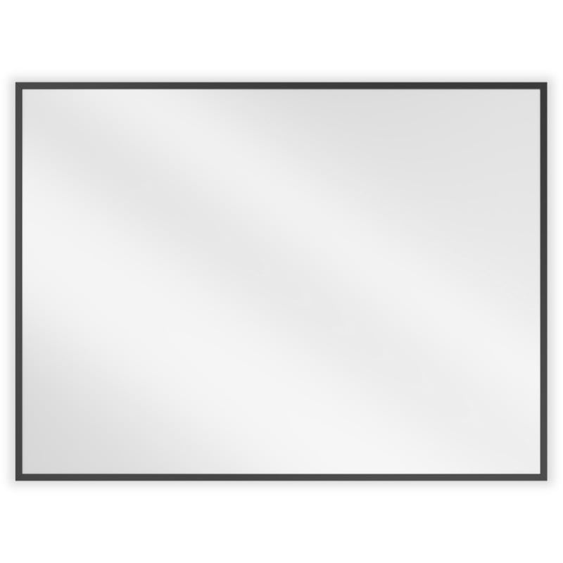 Mexen Loft obdĺžnikové kúpeľňové zrkadlo 80 x 60 cm, čierny rám - 9852-080-060-000-70