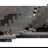 Mexen Loft obdĺžnikové zrkadlo do kúpeľne 90 x 60 cm, zlatý rám - 9852-090-060-000-50