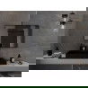 Mexen Loft obdĺžnikové kúpeľňové zrkadlo 90 x 60 cm, čierny rám - 9852-090-060-000-70