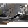 Mexen Loft obdĺžnikové kúpeľňové zrkadlo 90 x 60 cm, čierny rám - 9852-090-060-000-70